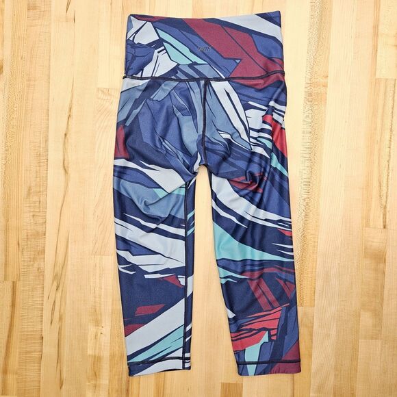 Peloton WITH X Women’s XS Expedition High Waist Capri Geometric REVERSIBLE 2021 - Picture 9 of 12